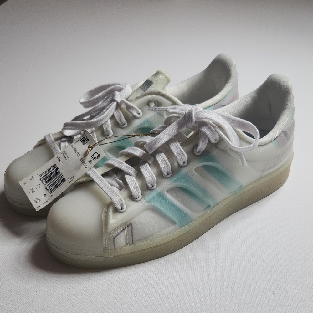 Adidas Superstar Future Sneakers Mens 7 - Translucent/Iridescent